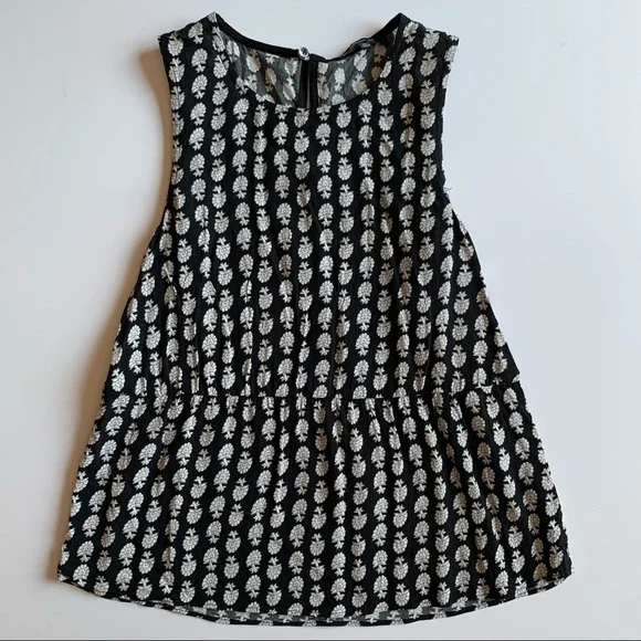 Madewell Ruffle Tank Top in Bloomstamp Size XS - Picture 3 of 12